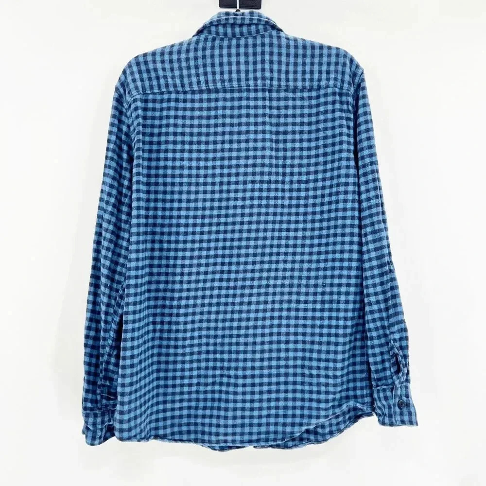 American Eagle Check Gingham Button Down Shirt Me… - image 2